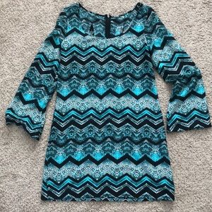 Chevron Snake Skin Charlotte Russe Dress